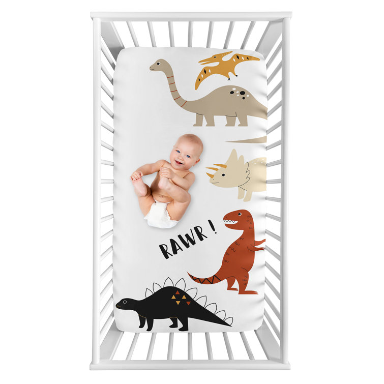 Dinosaur fitted crib outlet sheet